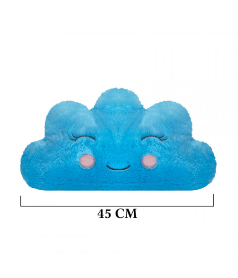 Mutlu Bulut Yastık 45 cm Mavi
