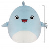 Selay Toys Peluş Köpek Balığı Dekoratif Yastık Oyuncak 33 cm 2071