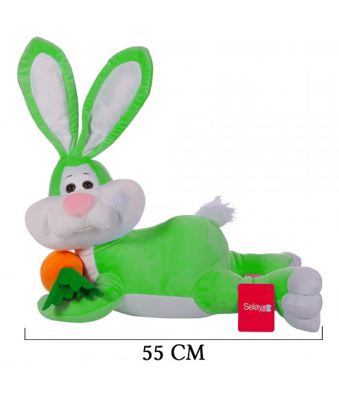 Yatan Tavşan 55 cm Yeşil 1270