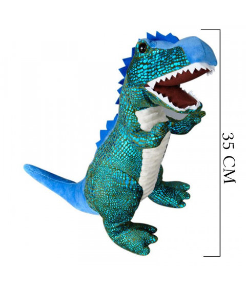 Mavi Simli Dinozor 35 cm