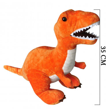Sevimli Dinozor T-Rex 35 cm Turuncu