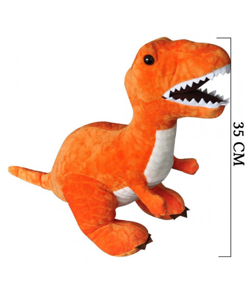 Sevimli Dinozor T-Rex 35 cm Turuncu
