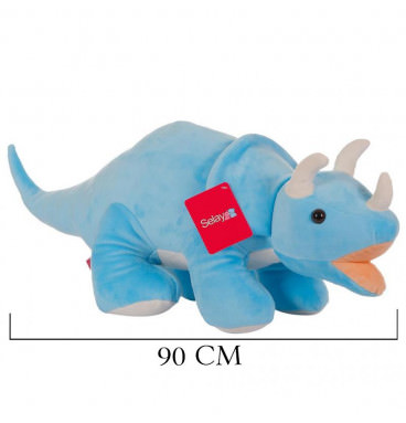 Triceratops 90 cm Mavi