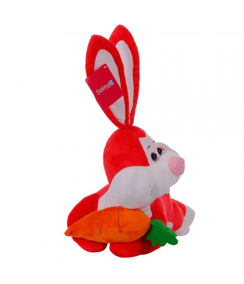 Yatan Tavşan 55 cm Kırmızı